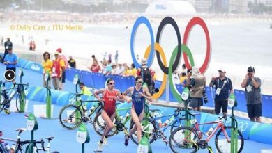 Jorgensen y Spirig corriendo en los JJOO de Rio